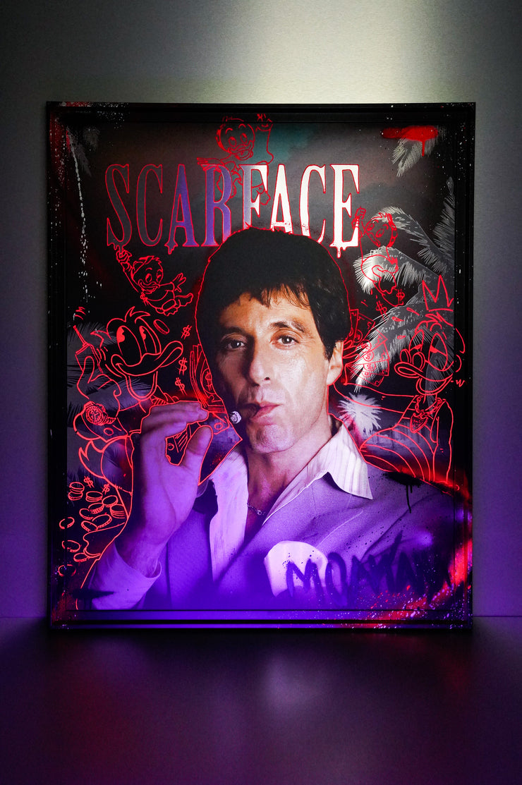 VEESINI ARTWORK SCARFACE THE WORLD IS YOURS